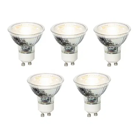 LED osvetlenie Sada 5 stmievateľných LED žiaroviek GU10 4W 310lm 3000K