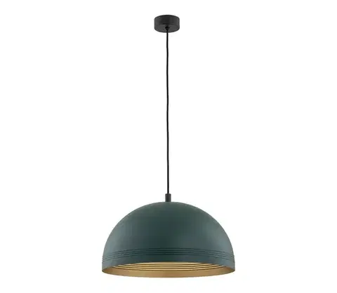 Svietidlá Argon 8243 - Luster na lanku BONITA 1xE27/15W/230V zelená 8243
