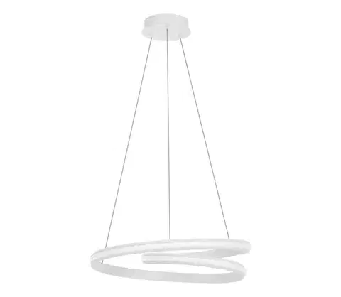 Svietidlá Redo 01-4360 - LED stmievateľný luster na lanku TORSION LED/40W/230V biela 01-4360