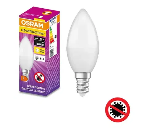 LED osvetlenie LED Antibakteriálna žiarovka B40 E14/4,9W/230V 2700K - Osram 4058075561311
