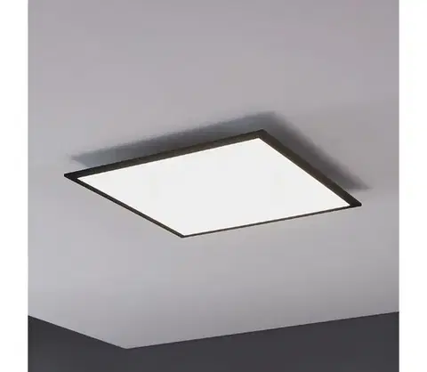 Svietidlá Eglo 900819 - LED Stropné svietidlo SALOBRENA LED/33W/230V 60x60 cm čierna 900819