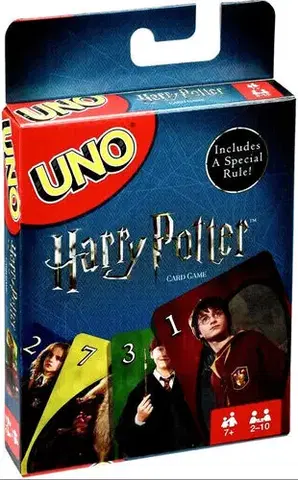 Rodinné hry Mattel Games Kartová hra UNO: Harry Potter