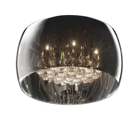 Lampy Zuma Line Náhradné univerzálne sklo CRYSTAL, JEWEL G9, priemer 40 cm, dymovo-šedé L.S1607-FZ-13