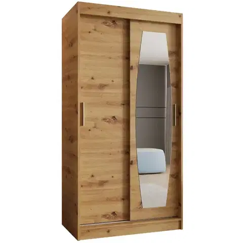 Šatníkové skrine Skriňa Rossa 100 artisan