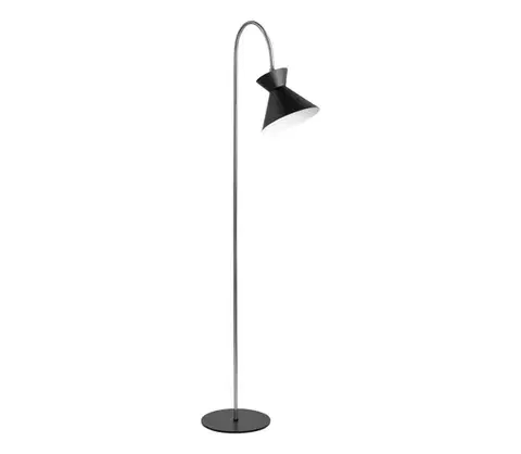 Lampy Osram - Stojacia lampa DECOR WAIST 1xE27/40W/230V čierna 4058075846746