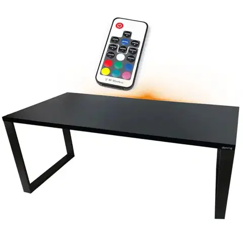 Kancelárske stoly Písací Stôl Low Loft Čierna 120x60x2,8 Model 1