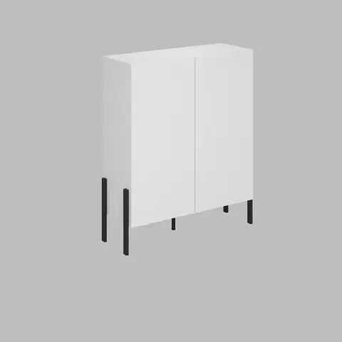 Komody a skrinky DEKTON 42 dvojdverová komoda, biela 