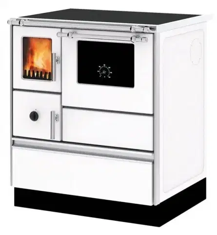 Sporáky Kinekus Sporák DOMINANT 70, 6,7 kW, biely, pravý