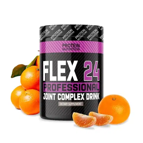 Komplexné kĺbové výživy Flex 24 Professional Drink - Protein Nutrition 600 g Orange