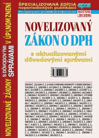 Zákony, zbierky zákonov Novelizovaný zákon o DPH 1/2026