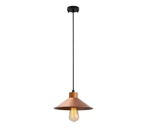Svietidlá  Luster na lanku MANAVGAT 1xE27/40W/230V medený/hnedý 795LMG1107