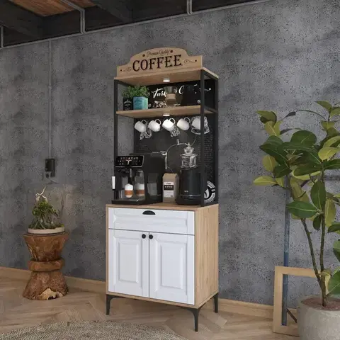 Kuchynské linky Kredenc Coffee JE157 - 3123