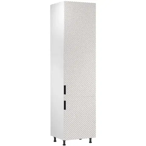Kuchynské skrinky Korpus Luxeo K04-D60ZLN biely