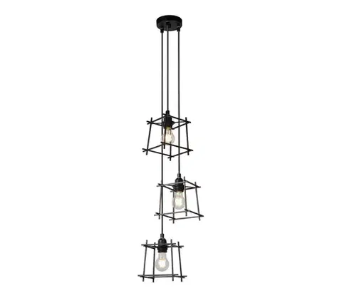 Svietidlá Lucide 46405/03/30 - Luster na lanku EDGAR 3xE27/40W/230V 46405/03/30