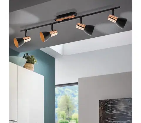 Svietidlá Eglo 94587 - LED bodové svietidlo BARNHAM 4xGU10/3,3W/230V 94587