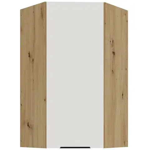 Kuchynské skrinky visiace Kuchynská skrinka Aria-Wh/Ar Anti Fingerprint 60x60 Gn-108 1f (45°)
