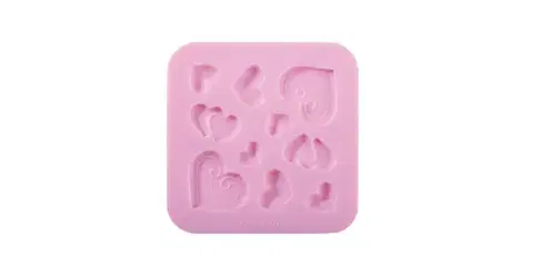 Vykrajovače, formičky Tescoma silikónové formičky DELÍCIA DECO, srdiečka