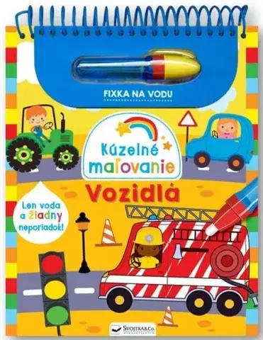 Leporelá, krabičky, puzzle knihy Kúzelné maľovanie: Vozidlá