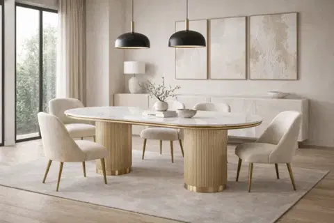 Jedálenské stoly Stilig ST930 Jedálenský stôl 180cm