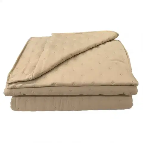 Prehozy na posteľ Prikrývka na posteľ Alma 220x250 ecru Merkury Home