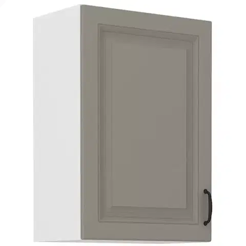 Kuchynské skrinky visiace Kuchynská skrinka Stilo claygrey/biely 50g/72 1f
