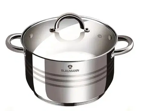 Hrnce BLAUMANN - Hrniec nerez a pokrievka 28cm Gourmet line