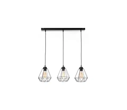 Svietidlá  Luster na lanku DIAMENT MINI 3xE27/60W/230V 0395