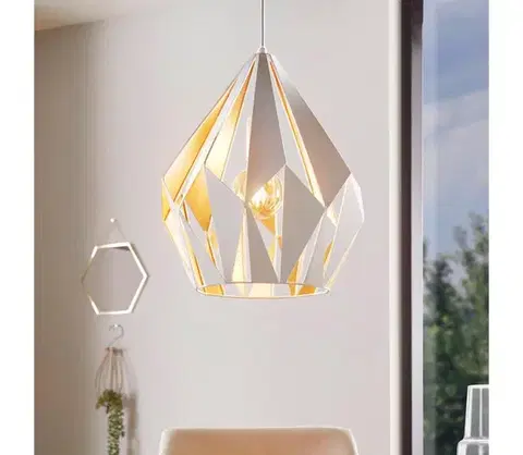 Svietidlá Eglo 49932 - Závesné svietidlo CARLTON 1 1xE27/60W/230V 49932