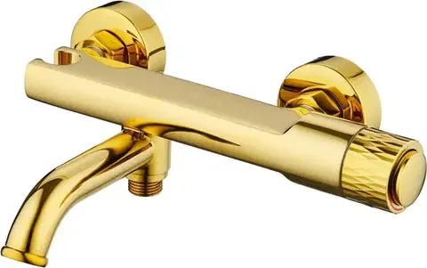 Kúpeľňové batérie MEXEN - Diamond vaňová batéria, zlato 71530-50
