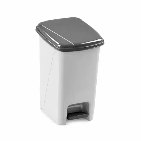 Koše odpadkové MAKRO - Kôš odpadkový 25 l šlapací stredný biely