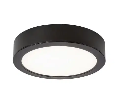 Svietidlá Rabalux 71210 - LED Stropné svietidlo SHAUN LED/7W/230V pr. 12 cm čierna 71210