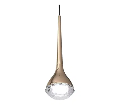 Svietidlá Open Design OR80315 - LED luster na lanku CRIMA LED/7W/230V ružové zlato OR80315