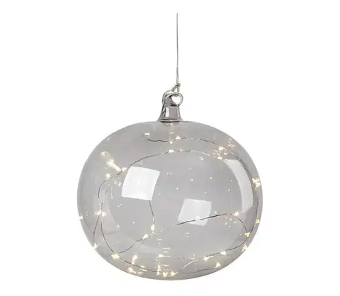 Vianočné dekorácie Markslöjd 704863 - LED Vianočná dekorácia LINA 20xLED/0,6W/4,5V šedá 704863