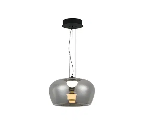 Svietidlá Viokef Lighting LED luster na lanku NADIA LED/20W/230V dymová/čierna 4339000