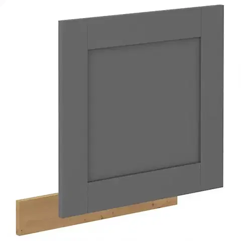 Dvierka a čelá zásuviek pre kuchynske skrinky Dvierka na umývačku Luna dustgrey/artisan 570x596