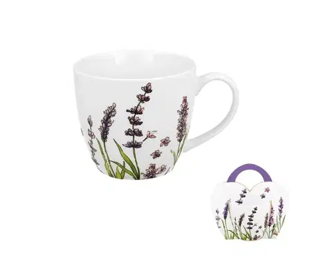 Hrnčeky, šálky, podšálky DUO - Hrnček 460 ml LAVENDER E