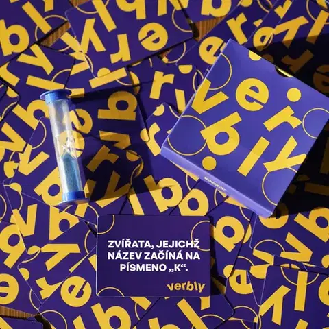 Párty hry DELAB Karetní hra VERBLY (hra v češtine)