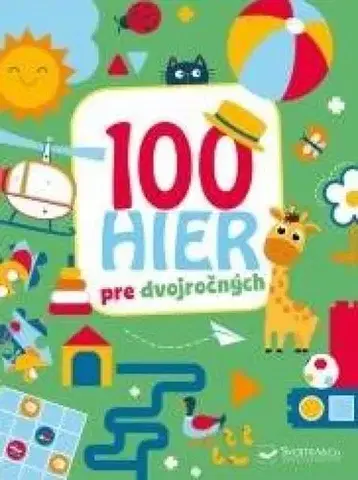 Nalepovačky, vystrihovačky, skladačky 100 hier pre dvojročných