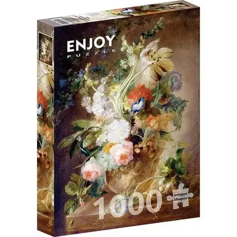 1000 dielikov Enjoy Puzzle Váza s kvetmi