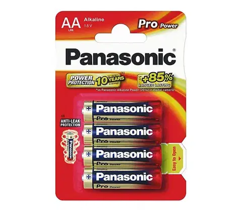 Predlžovacie káble Pana LR6 PPG - 4ks alkalická batéria AA Pro Power 1,5V 09718