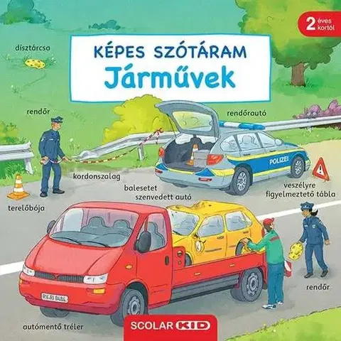 Leporelá, krabičky, puzzle knihy Képes szótáram - Járművek - Susanne Gernhäuser