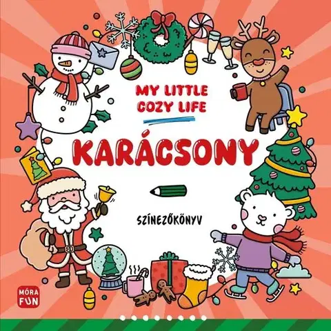 Nalepovačky, vystrihovačky, skladačky My Little Cosy Life - Karácsony