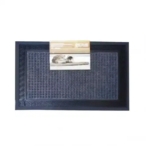 Koberce Rohožka Greek Key Square Grey 40x60 cm