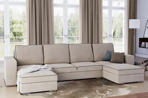 Účkové sedačky ASKO béžová účková sedačka, Casablanca 2302, 2305