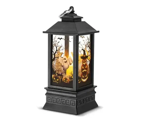 Svietidlá  - LED Dekorácia HALLOWEEN LED/3xAAA/teplá biela lampáš s tekvicami 52000325