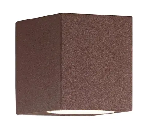 Svietidlá Ideal Lux - Vonkajšie nástenné svietidlo UP 1xG9/15W/230V IP44 hnedá 213347