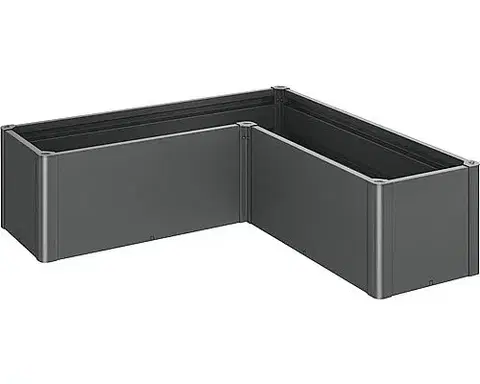 Truhlíky Biohort Hrantík BIOHORT Belvedere L 152 x 152 x 45 cm (tmavo šedá metalíza)