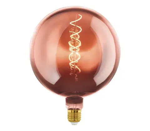 LED osvetlenie LED stmievateľná žiarovka VINTAGE G200 E27/4W/230V 1600K medená - Eglo 110097 110097