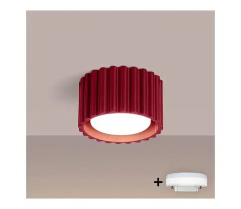 Svietidlá BRILAGI - LED bodové svietidlo SFERA 1xGX53/30W/230V, priemer 10 cm, bordové BR.1822
