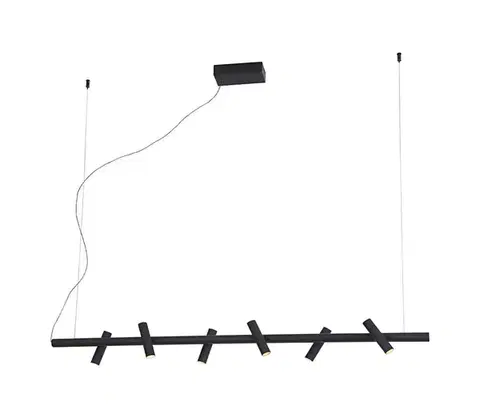 Svietidlá Viokef Lighting LED luster na lanku CLIO LED/29W/230V čierny 4343100